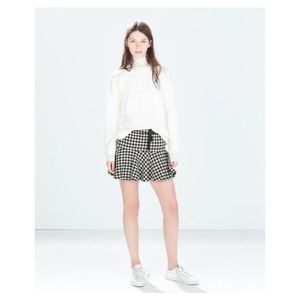 Zara Black & White skirt (S)